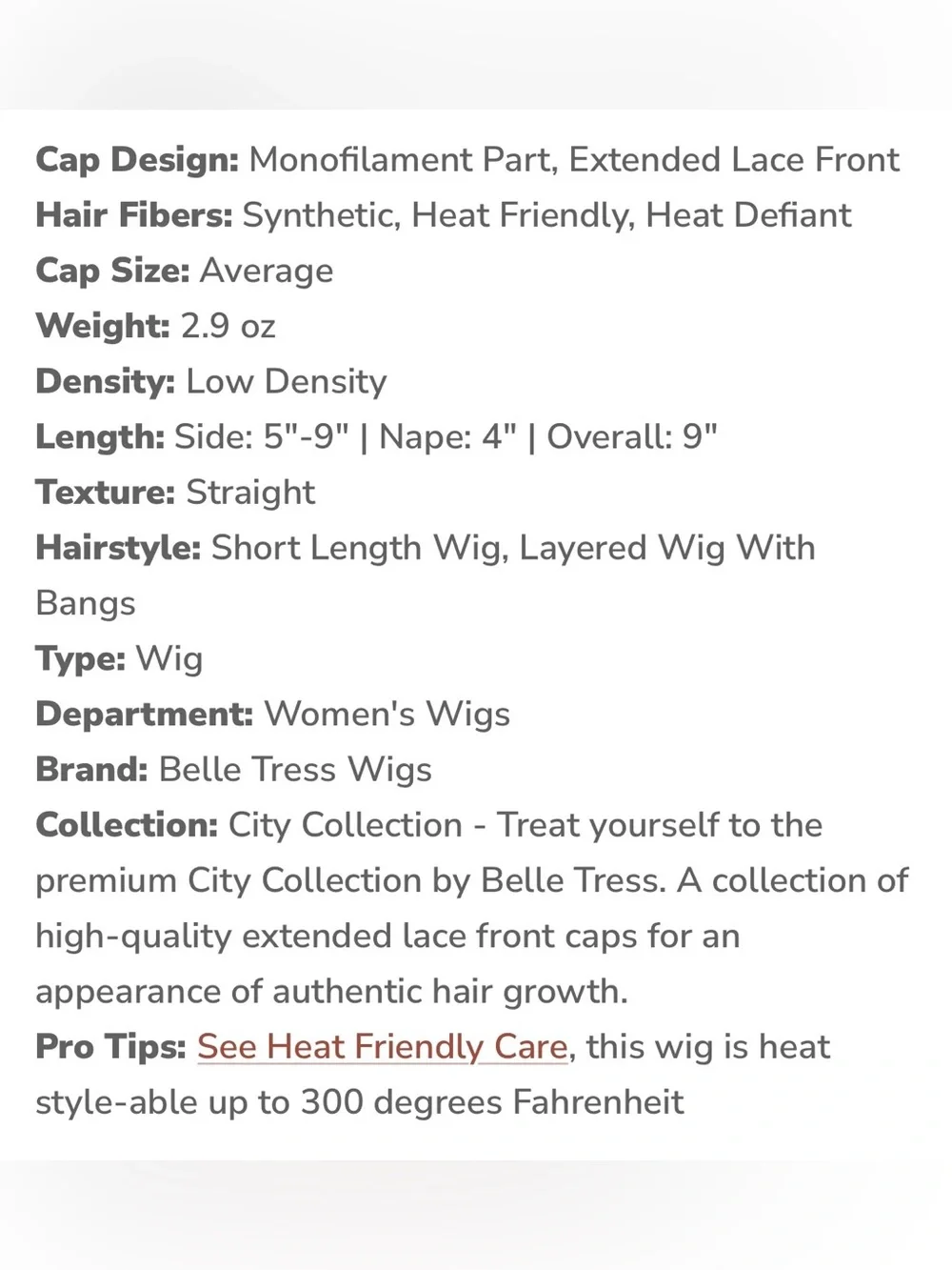 Belle Tress Torino - Crushed Almond Blonde -R